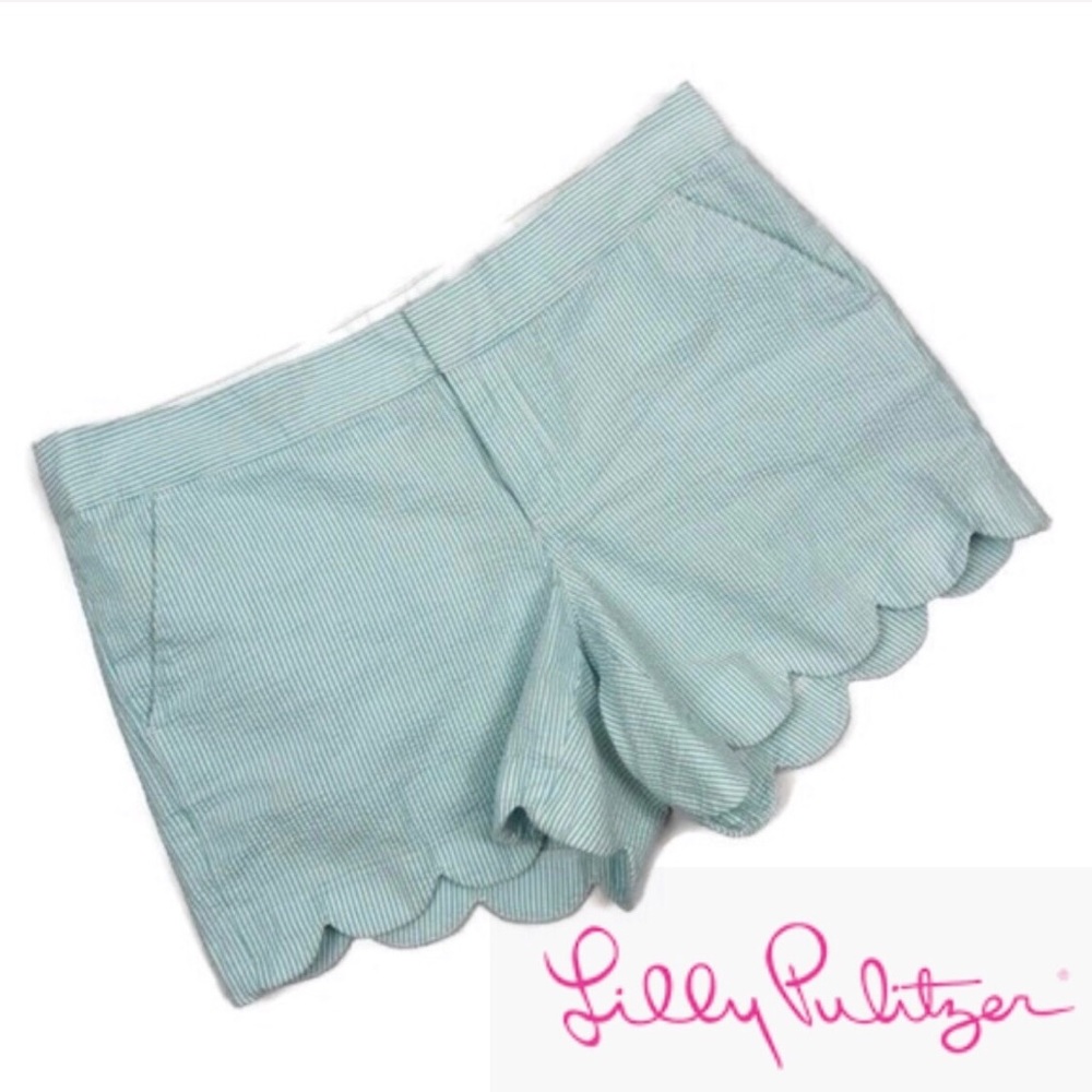 Lilly Pulitzer Scalloped Buttercup Short Size 10